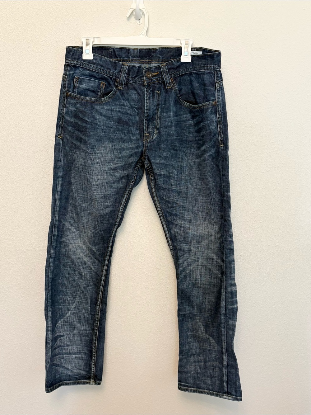 Buffalo David Bitton Jeans Evan Basic Slim Mens Size 34x30 100% Cotton Denim